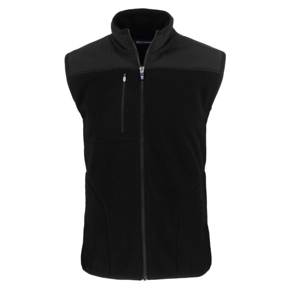 Cutter & Buck Cascade Eco Sherpa Mens Big and Tall Fleece Vest Thumbnail