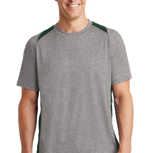 Heather Colorblock Contender Tee Thumbnail