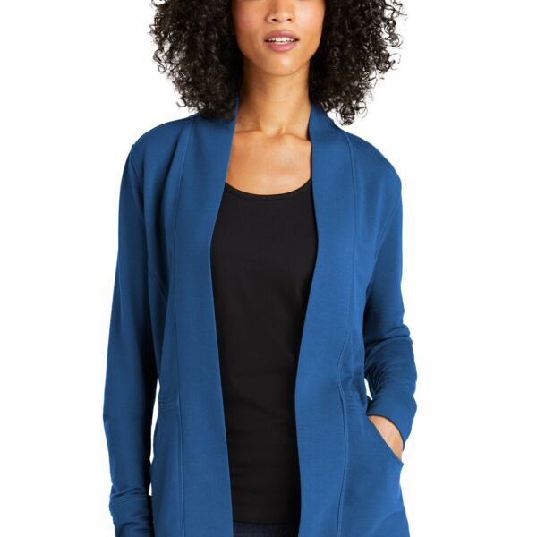 Ladies Microterry Cardigan Thumbnail