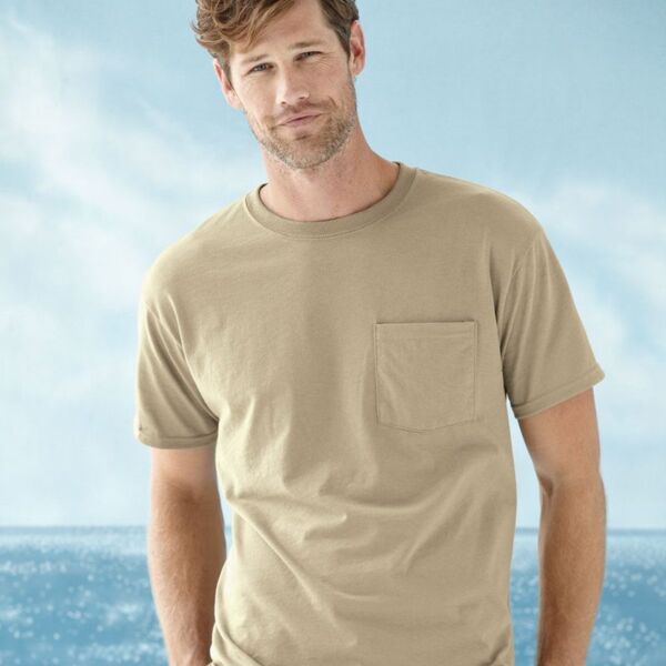 Dri-Power® 50/50 T-Shirt with a Pocket Thumbnail